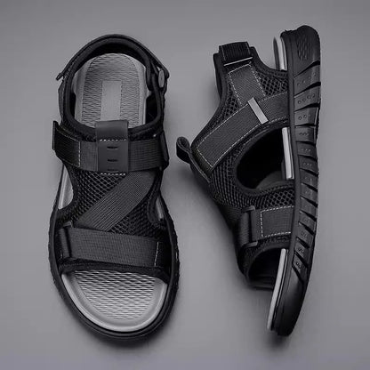Men's 2026 New Summer Water Shoes Slip-On Breathable Mesh Quick-Dry Anti-Slip Driving Beach Outdoor Sports Sandals