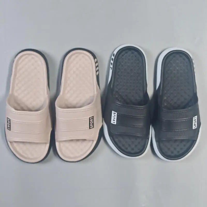Plus Size 47 Non Slip Bedroom Slippers Men Summer 2026 Lightweight EVA Indoor Slippers Fashion Patchwork Man's Soft Home Slides