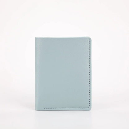 Men's small artificial leather wallet, simple women's wallet, stylish ultra-thin credit card wallet, coin wallet