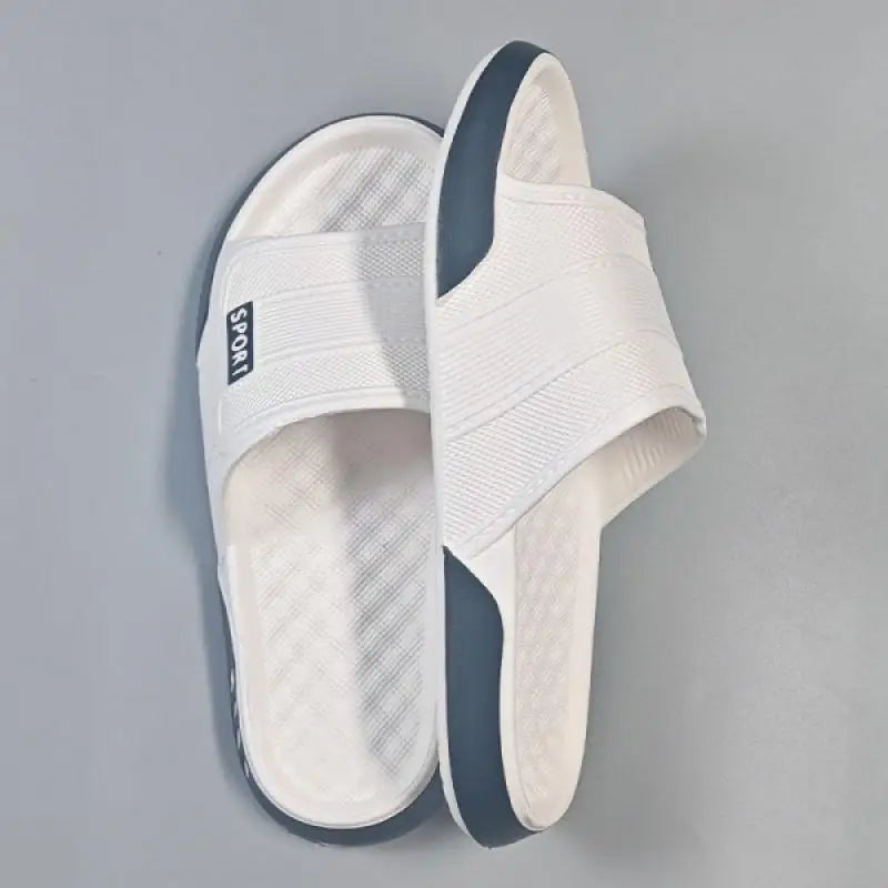 Plus Size 47 Non Slip Bedroom Slippers Men Summer 2026 Lightweight EVA Indoor Slippers Fashion Patchwork Man's Soft Home Slides