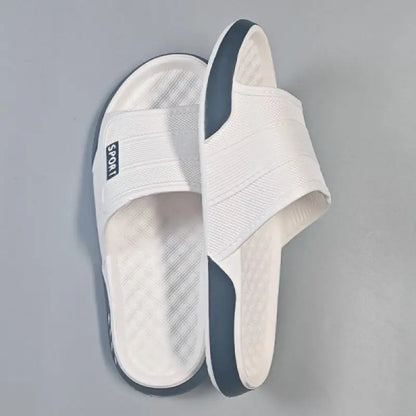 Plus Size 47 Non Slip Bedroom Slippers Men Summer 2026 Lightweight EVA Indoor Slippers Fashion Patchwork Man's Soft Home Slides