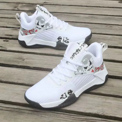 New Anti-Slip Men's Sneaker High Top Men's Basketball Shoes Luxury Comfortable Running Shoes Fashionable Versatile Casual Shoes