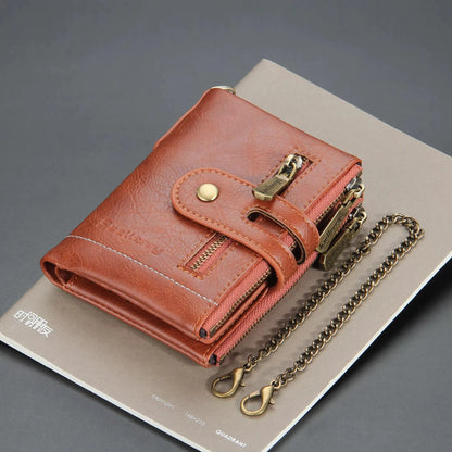 New Men Wallets Name Engraving 11 Card Holders Men Short Purse Double Zipper Coin Pocket High Quality Male Purse Cartera