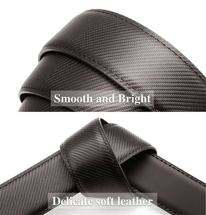 Men Belt Genuine Leather Belts Without Buckle Black Brown Men's Belts Without Buckle Cowskin  Luxury Belt  Cinturones Para Mujer