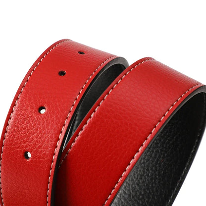 Luxury Brand Belts No Buckle Men High Quality Pin Smooth Buckle Male Straps without Buckle  PU Leather Waistband No Buckle 3.8cm