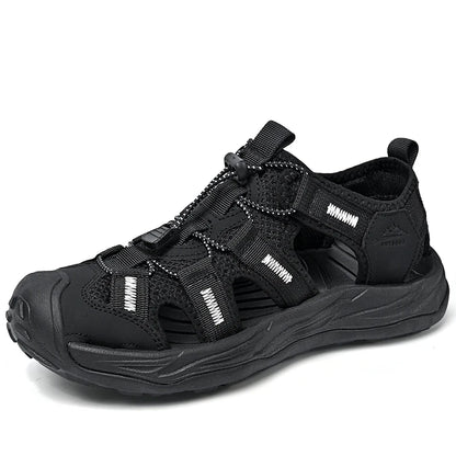 Comfy Summer Mens Sandals Mesh Casual Shoes Outdoor Male Beach Shoes Leisure Walk Wading Aqua Shoes Quick Dry Sandalias Sandaly