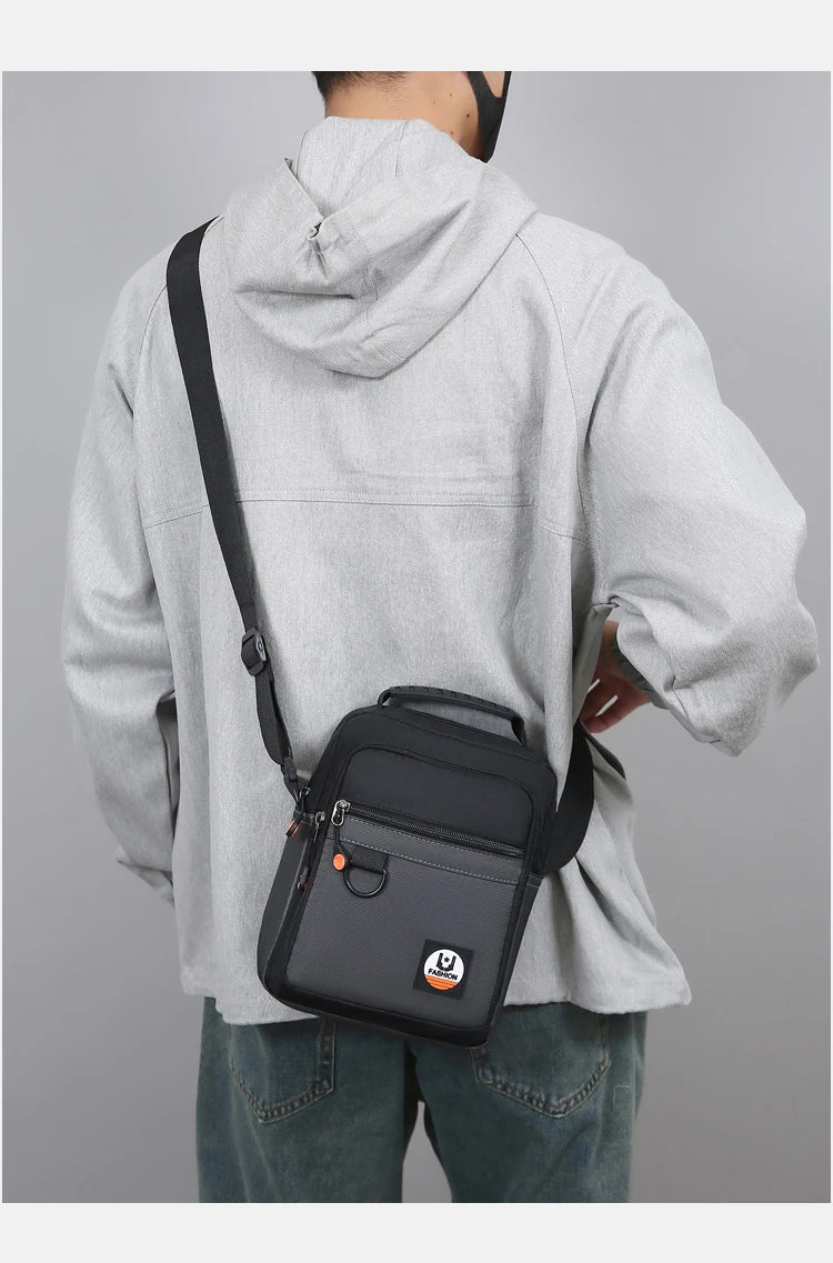 3 Layers Design Men's Small Bag Lightweight Oxford Men's Pouch Crossbody Bags For Man Fashion Casual Men's Handbag ShoulderBag