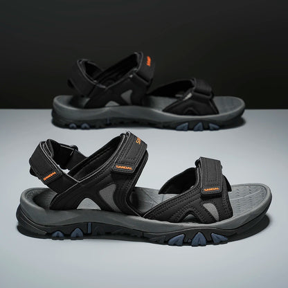 Men's Casual Sports Sandals Outdoor Hiking Sandals Comfortable Non-Slip Beach&Trekking Sandals Plus Size Adjustable