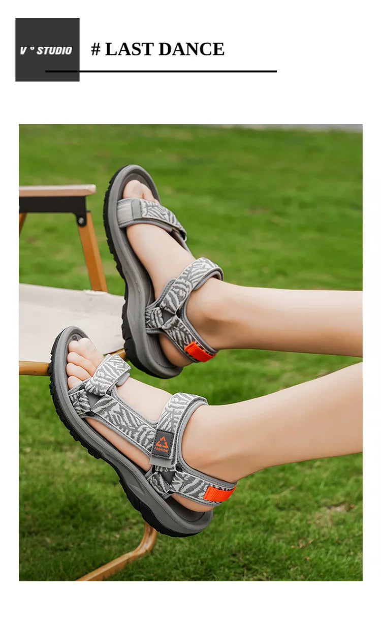 2026 New  Men's Hiking Sport Sandals Lightweight Leisure Beach Shoes Summer Open-Toe Breathable Travel Walking Sandials