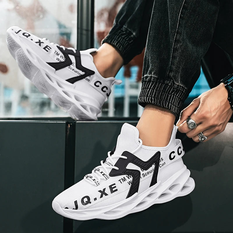 MAEDEF 2024 Men Running Sneakers Lightweight Sport Shoes Classical Mesh Breathable Casual Shoes Male Fashion Moccasins Sneakers