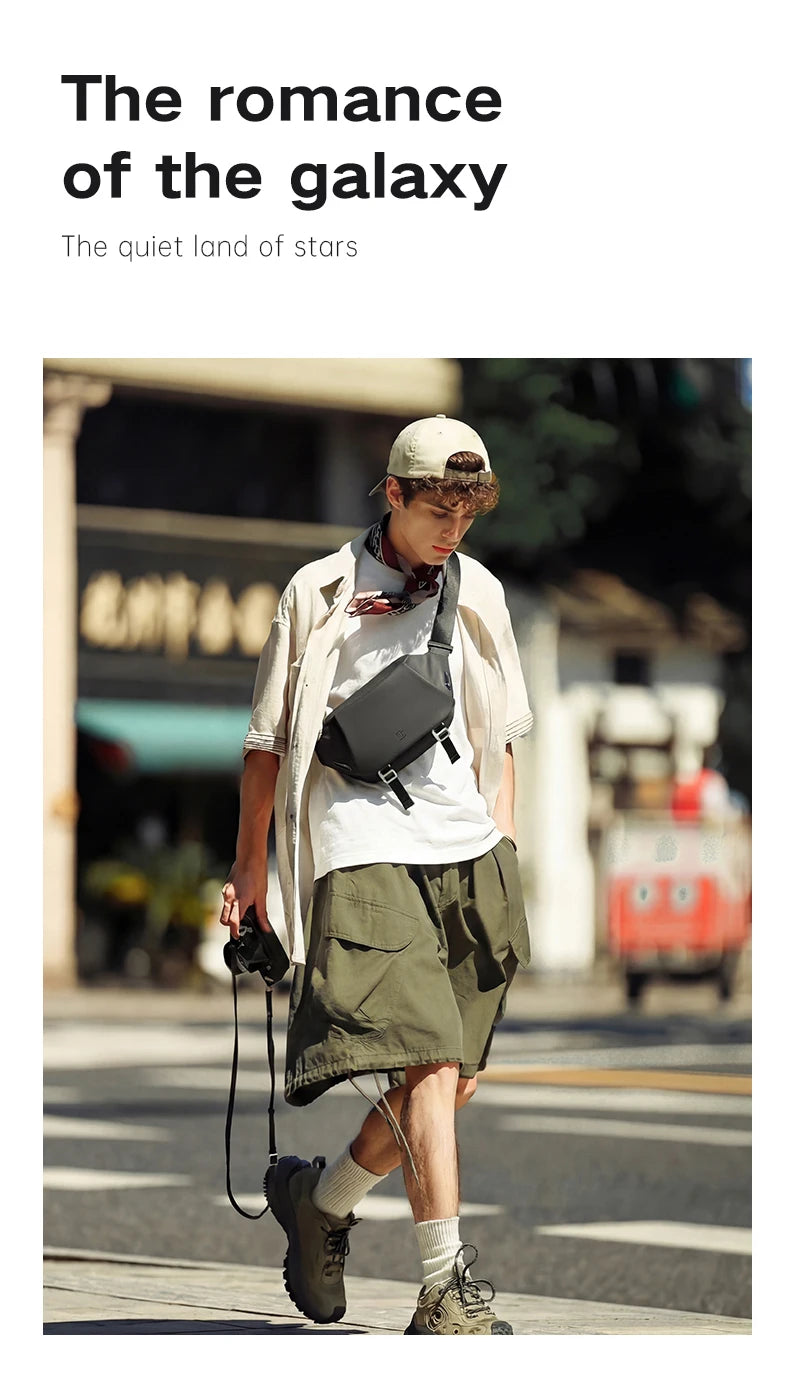 TANGCOOL Waterproof Sling Bag for Men Women Crossbody Fanny Pack Anti Theft Chest Bag For Travel Hiking Cycling