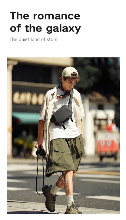TANGCOOL Waterproof Sling Bag for Men Women Crossbody Fanny Pack Anti Theft Chest Bag For Travel Hiking Cycling