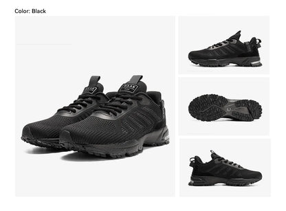 Baasploa Men Running Shoes Lightweight Breathable Jogging Sport Shoes Male Lace-up Fashion Comfort Casual Sneakers Non-slip