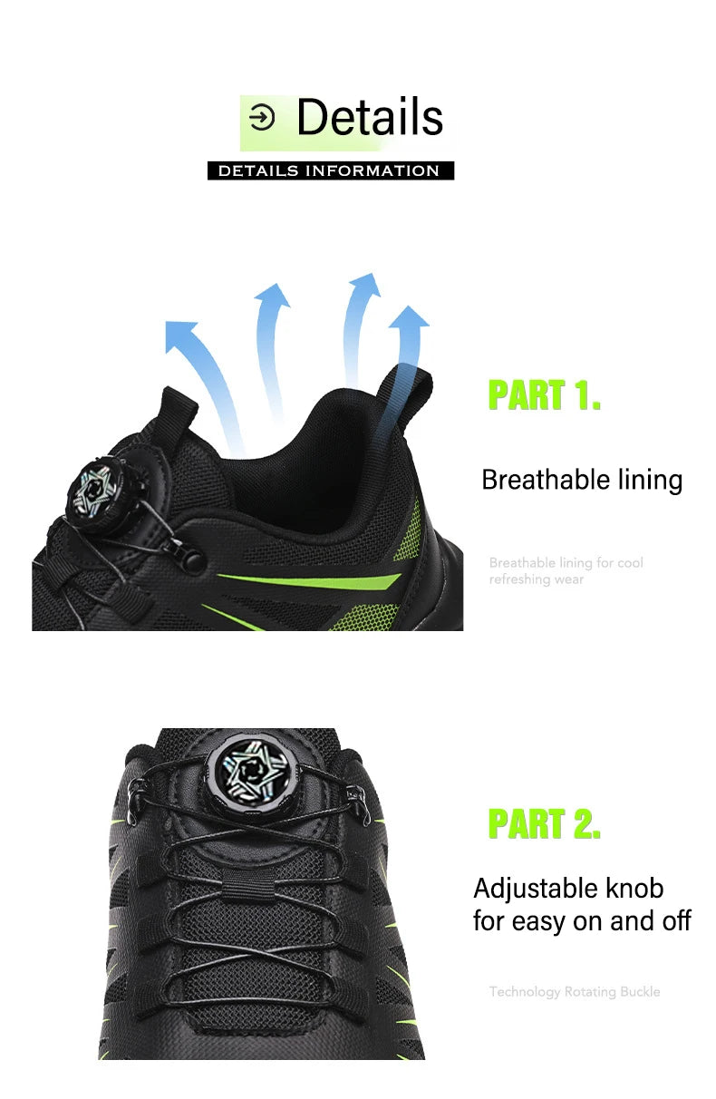 Fashion Safety Shoes Men Steel Toe Work Shoes Anti-smash Anti-puncture protection Construction Functional Shoes Men Work Boots