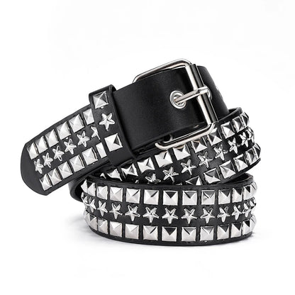 Fashion New Bronze Belt Metal Belt Men And Women Punk Hardware Jeans Belt Y2K Belt Designer Belt Women's BeltUniversal Box