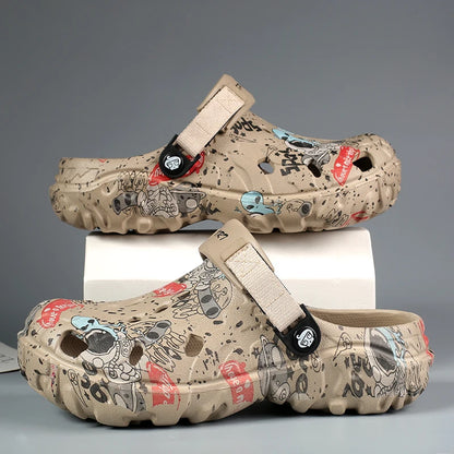 Summer Slippers Men Clogs Platform Male Beach Sandals Outdoor Casual Non-slip Footwear Men Sandals Leisure Shoes