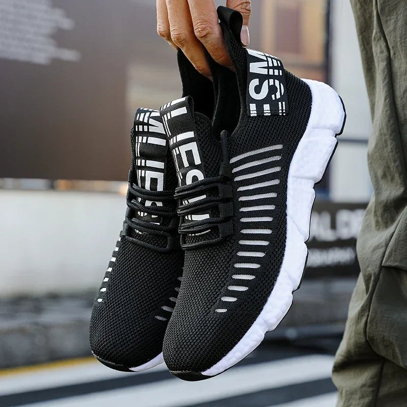 Summer Men Sneakers Lightweight Breathable Mesh Outdoor Casual Shoes Fashionable Tennis Training Shoes Men's Free Shipping