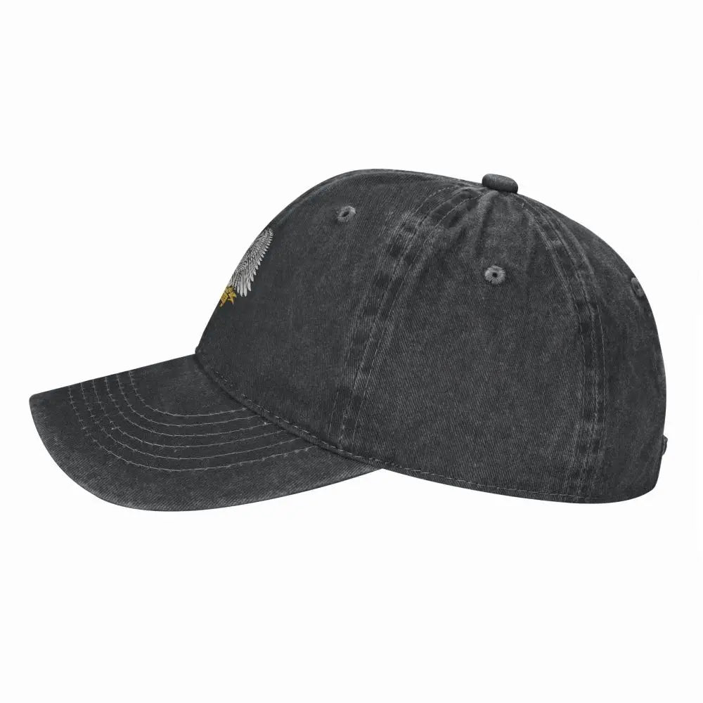 Men Baseball Cap South Sudan Emblem Charcoal Washed Denim Classic Vintage Cotton Dad Trucker Hat Unisex Adult