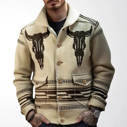 2026 Autumn Winter Men's Christmas Sweater Coat Thick Warm Sweater Cardigan Jumpers Zipper Coat with Pocket Men Knitted Sweater