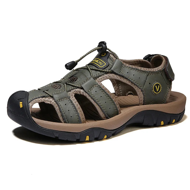Men Sandals Fashion Casual Sport Sandals Summer Baotou Beach Sandal Outdoor Non Slip Treking Sandals Big Size48 Sandalias Hombre