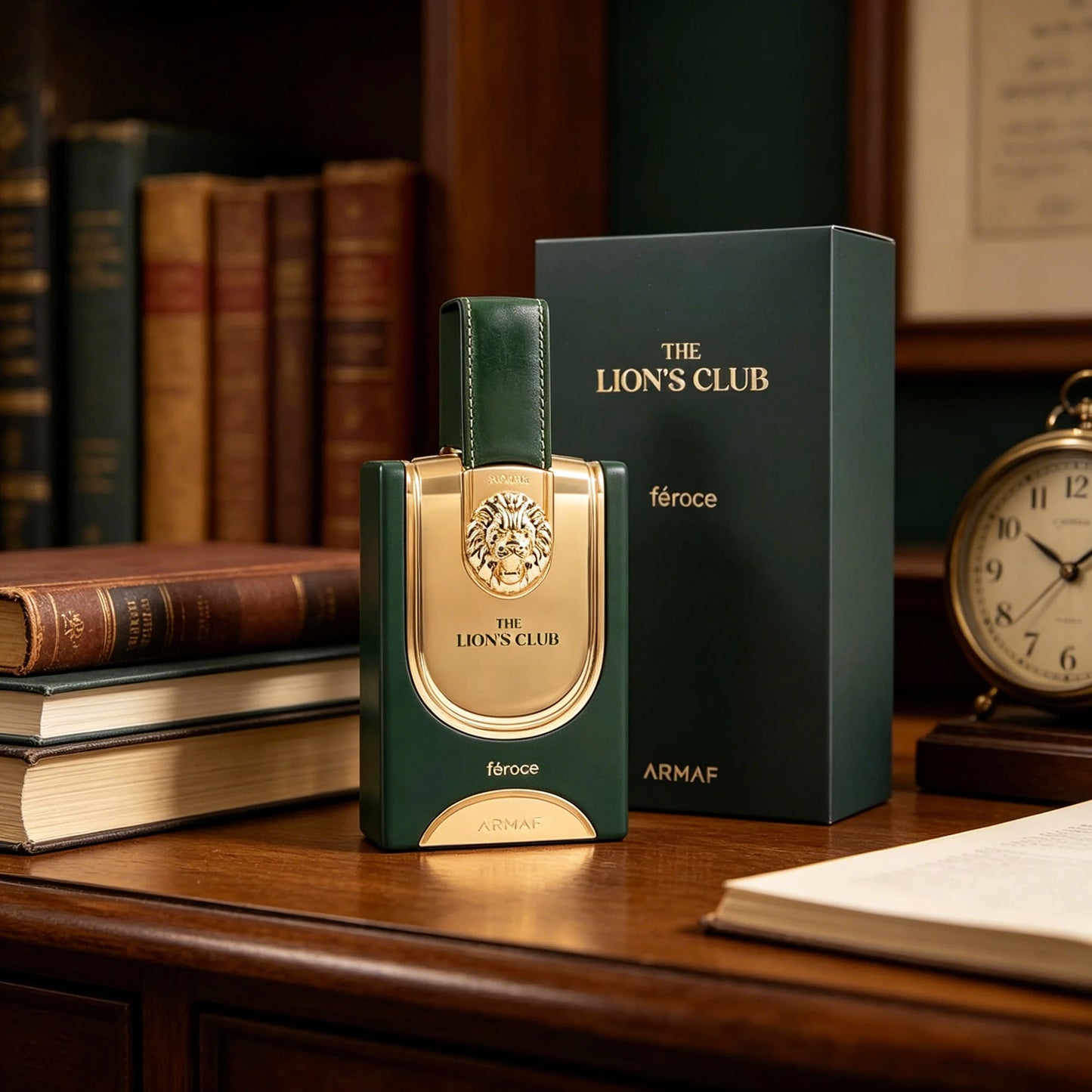 Armaf the Lion’S Club Feroce – Aromatic, Spicy, Oud – Eau De Parfum Spray Long-Lasting Fragrance for Men, 3.4 Ounce / 100 ml