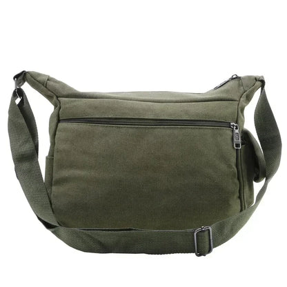 Heren Casual Sling Bag Messenger Crossbody Schouder Unisex Reizen Outdoor Vintage Tassen