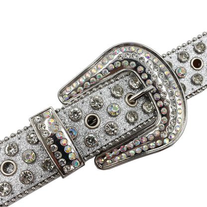 BB belt Diamond Rhinestone Belts Fashion Luxury Crystal Studded Pin Buckle Belt Cinto De Strass Belts for Women Jeans Decoration