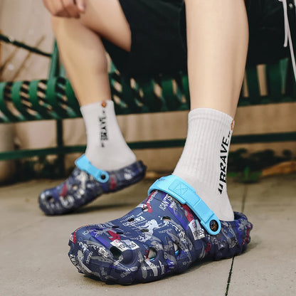 2026 Summer Men's Sandals New Home Garden Shoes Comfortable and Lightweight Men Slippers Non-Slip Soft Bottom Flip Flop Sandals