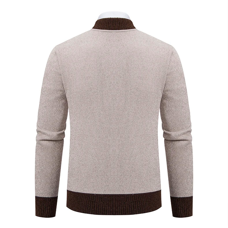 Vintage Men Knitted Sweaters Cadigan Men's Casual Fashion Button Up Cardigans Jackets Autumn Winter Jumper Coat