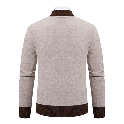 Vintage Men Knitted Sweaters Cadigan Men's Casual Fashion Button Up Cardigans Jackets Autumn Winter Jumper Coat