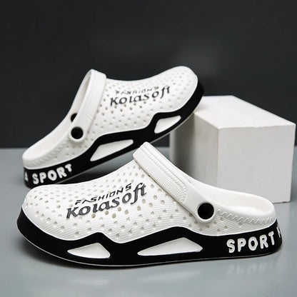 Men's Sandals, Comfortable, Lightweight, Non-Slip, Breathable Indoor and Outdoor Eva Slippers, Outdoor Garden Shoes, Beach Shoes