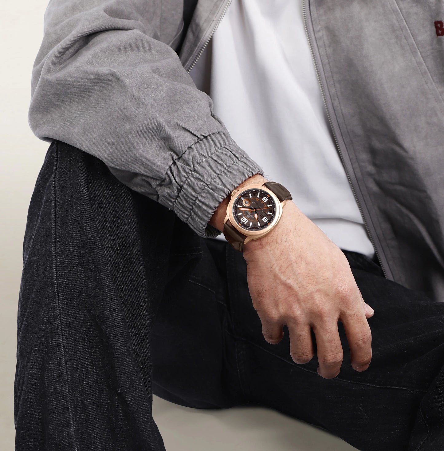 NAVIFORCE  High Quality Male Wristwatch PU Band Calendar Brand Men Quartz Watch Auto Date Display Waterproof Clocks Reloj Hombre