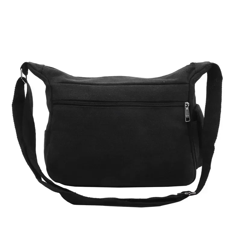 Men's Canvas Shoulder Bag Casual Tote Travel Crossbody Bag Luxury Messenger Bag High Quality Fashion Handbag Chest Bag