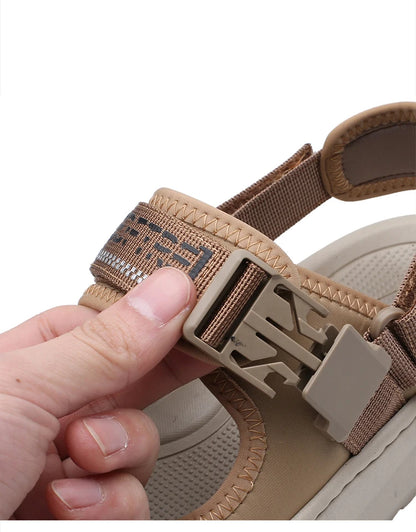 Men's Roman Sandals Summer Outdoor Sports Slip-On Shoes Anti-Slip Breathable Soft Bottom Casual Beach Shoes-WC20258