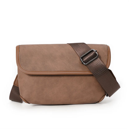 Casual Fashion Crossbody Bag Men Flap Shoulder Bag Vintage Design Shoulder Messenger Bags Unisex Mobile Phone Sling Handbags