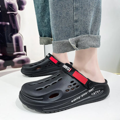 Classic Summer Clogs Men Slippers Breathable Garden Shoes Outdoor Comforty Beach Slippers Home Slippers Antiskid Slippers