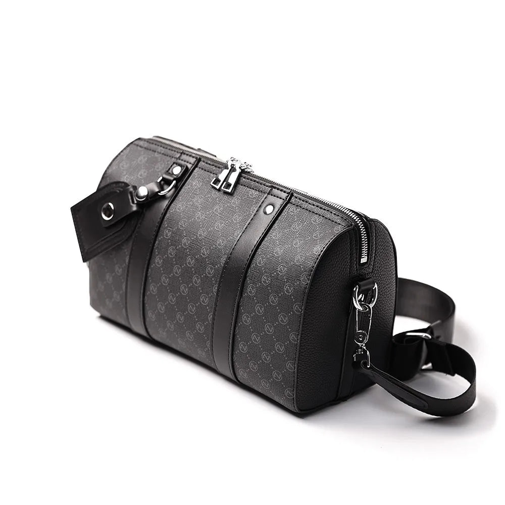 2026 Fashion Pillow Crossbody Bag Men Luxury Brand Men's Crossbody Bags Large Capacity Handbag Plaid Sling Shoulder Bag Male