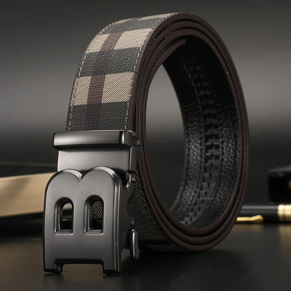 New Wide 34mm Luxury Vintage Designer B Belt Buckle Men High Quality Women Genuine Real Leather Dress Strap Male Belt for Jeans