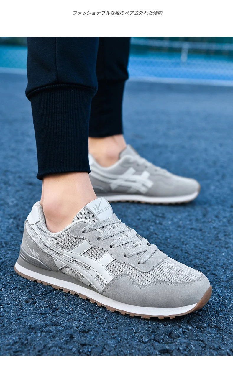 Double Star Training Walking Shoes, Breathable Mesh Sports Shoes, Versatile Fashion Trendy Men's Shoes