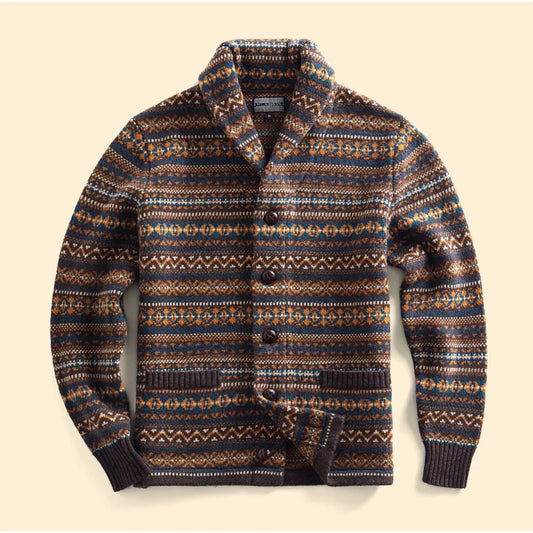 Autumn/winter Fashion Trend American Vintage Thickened Warm Knitted Sweater Men's Loose Sports Large Size High Quality Sweater