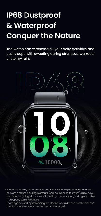 HAYLOU Watch 2 Pro (LS02 Pro) Smartwatch 1.85inch Large Display 100 Workout Modes Smart Watch for Men Heart Rate Monitoring