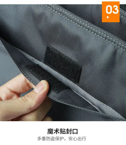 14 Pocket Men Shoulder Messenger Bag Waterproof Crossbody Bags Waterproof Oxford Travel Handbag Large Capacity Storage Work Bags