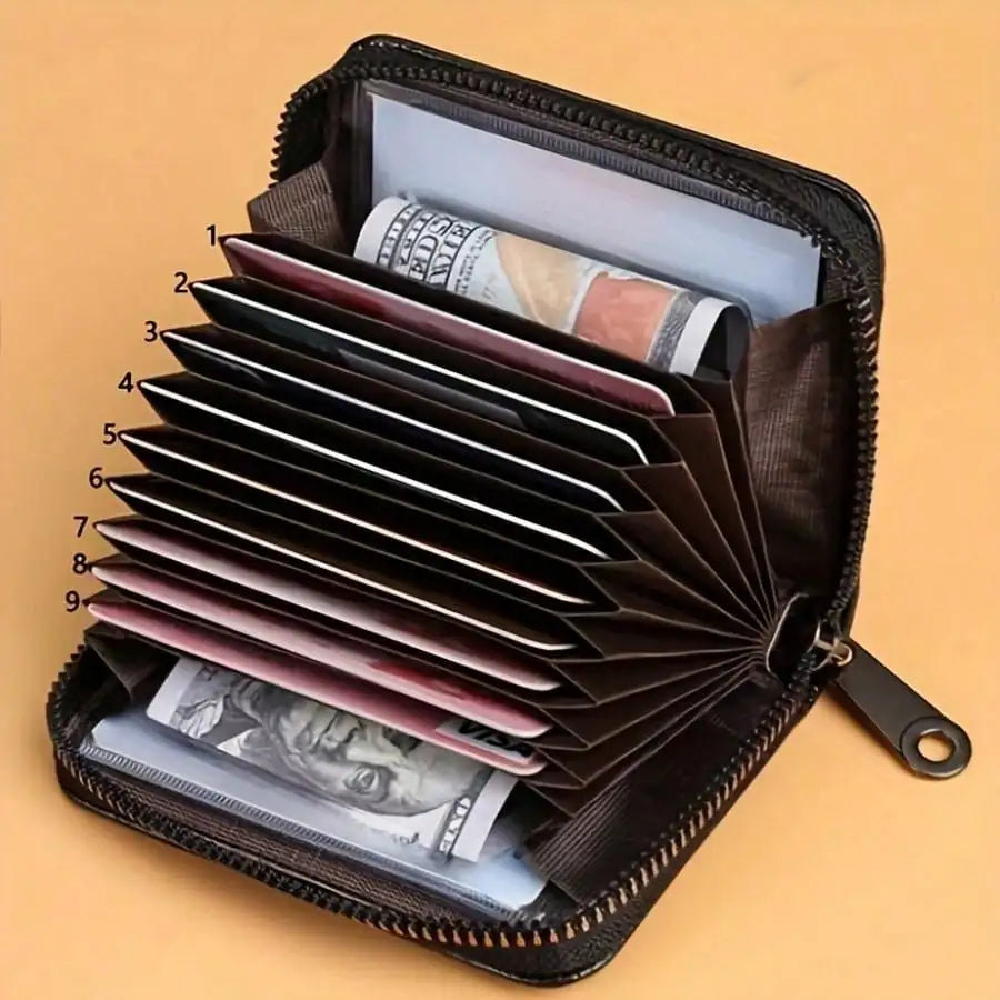 Gothic Skull Floral Print Wallet Multifunctional Card Holder Zipper Coin Purse Unique Gift For Men Mini Wallet Purse Card Holder