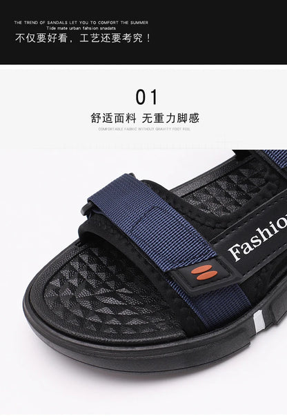 Men Sandals Summer Leisure Beach Holiday Sandals Men Shoes New Outdoor Sneakers Male Retro Comfortable Casual Sandals Men