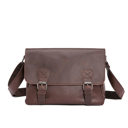 Vintage Men Crossbody Bags Luxury Fashion Shoulder Bag Mens Messenger Bag Laptop Bag Male Briefcase Handbags Daily Work Satchels