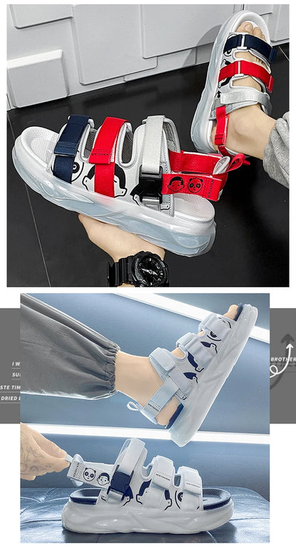 High Quality Men's Sandals Designer Platform Sandals for Men Fashion Outdoor Casual Sports Sandals 2026 Summer Beach Sandalias