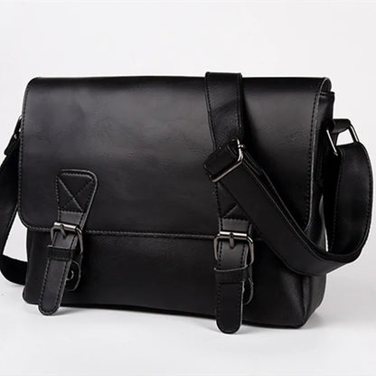 Vintage Men Crossbody Bags Luxury Fashion Shoulder Bag Mens Messenger Bag Laptop Bag Male Briefcase Handbags Daily Work Satchels
