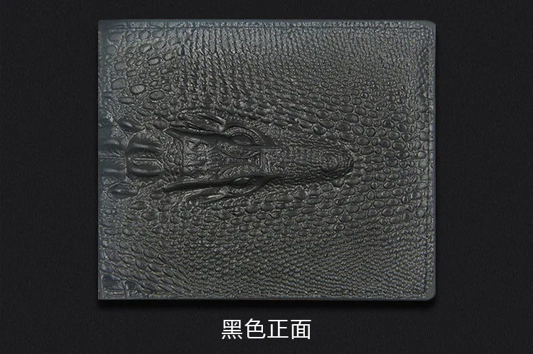 Men's Wallets Luxury Alligator Pattern Men Money Bag Safe Clutch Bag Business Style Male Money Purse Card Fashion Casual Holder