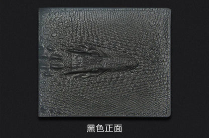 Men's Wallets Luxury Alligator Pattern Men Money Bag Safe Clutch Bag Business Style Male Money Purse Card Fashion Casual Holder