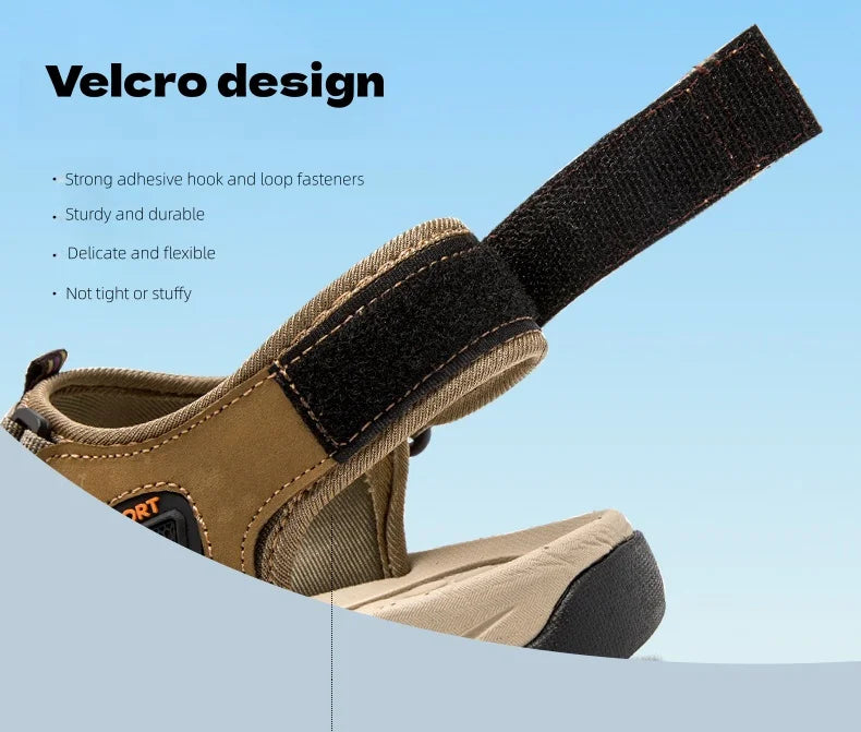 Summer Outdoor Sandals Leisure Fashion Sneakers Vacation, Beach Breathable, Wear-Resistant Hiking and Walking, Men's Sandals